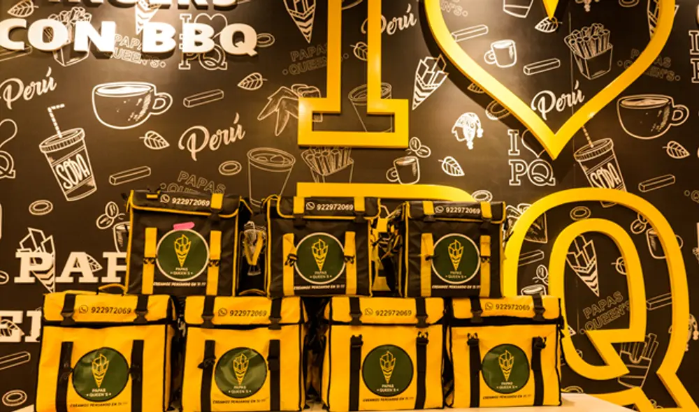 Las cajas de los motorizados listas para el delivery. (Foto: Rosa Garibay)