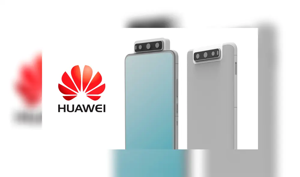 El nuevo sistema de cámara presentado por Huawei es capaz de girar a 180 grados.