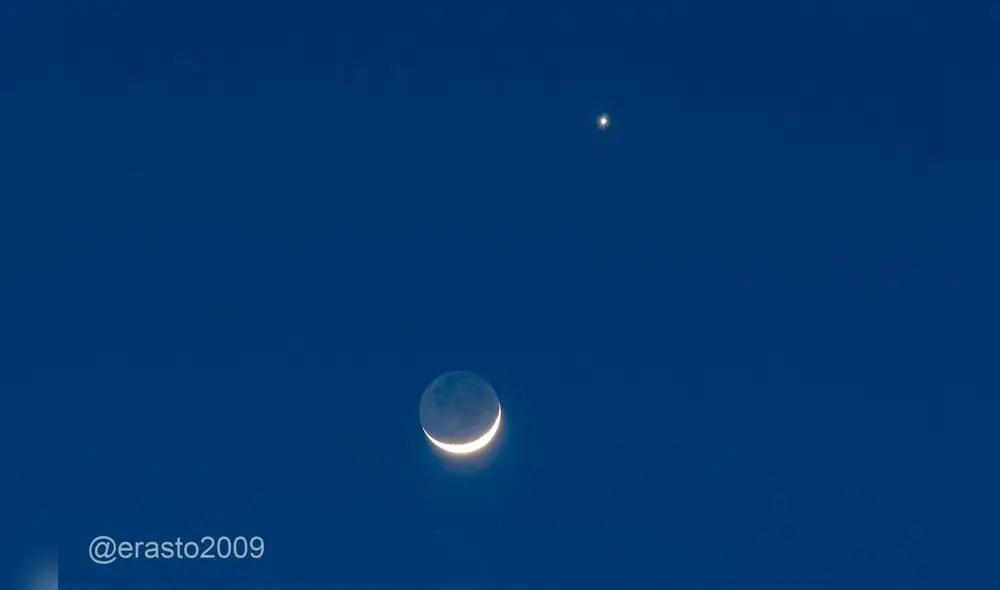 La Luna y Venus aparecen juntos en el cielo y ofrecen espectáculo [FOTOS Y VIDEO]