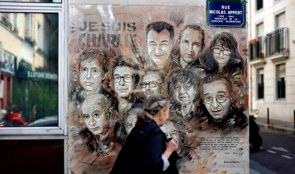 Entre las víctimas estaban algunos de los caricaturistas más famosos de Francia. Foto: AFP