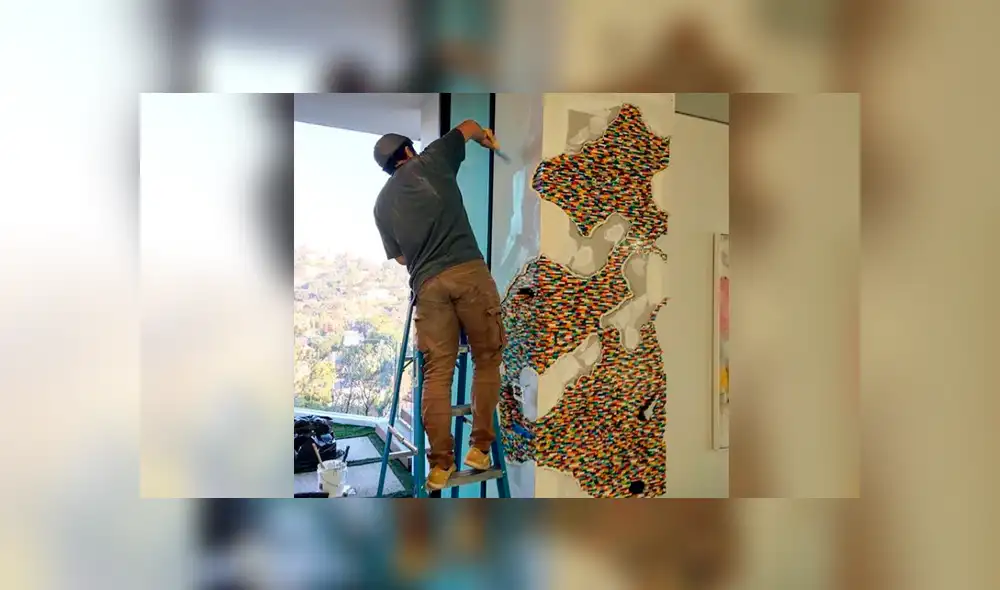 YouTube viral: famoso construye muro de Lego en su casa y estas son las espectaculares cosas que tiene dentro [VIDEO]