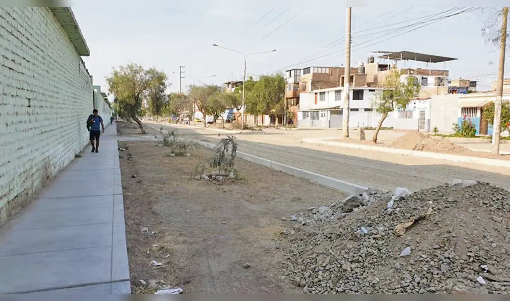 Nuevo aviso. Trabajos de avenida esperan ser reanudados.