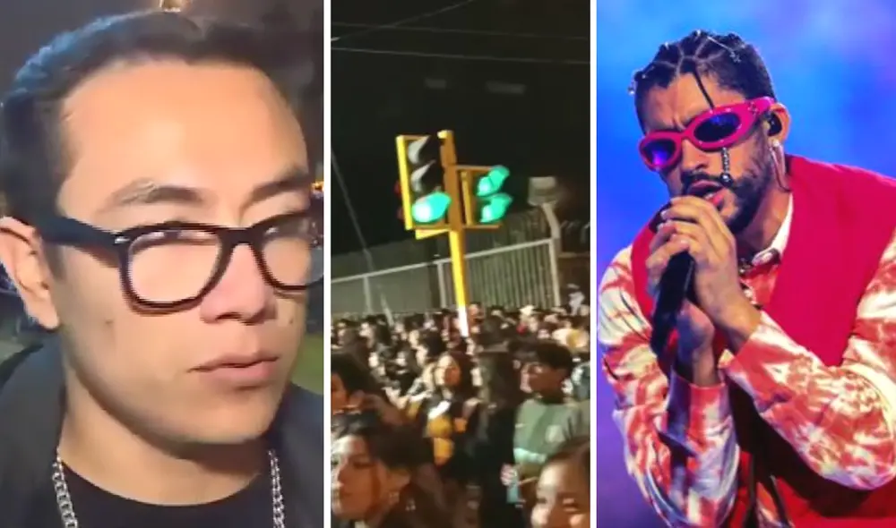 Bad Bunny: fan denuncia que le impidieron entrar a concierto del 'Conejo Malo' porque ya no había espacio en Estadio Nacional | Teleticket | PNP. Foto: composición LR/capturas de "América noticias"/RPP/BBC