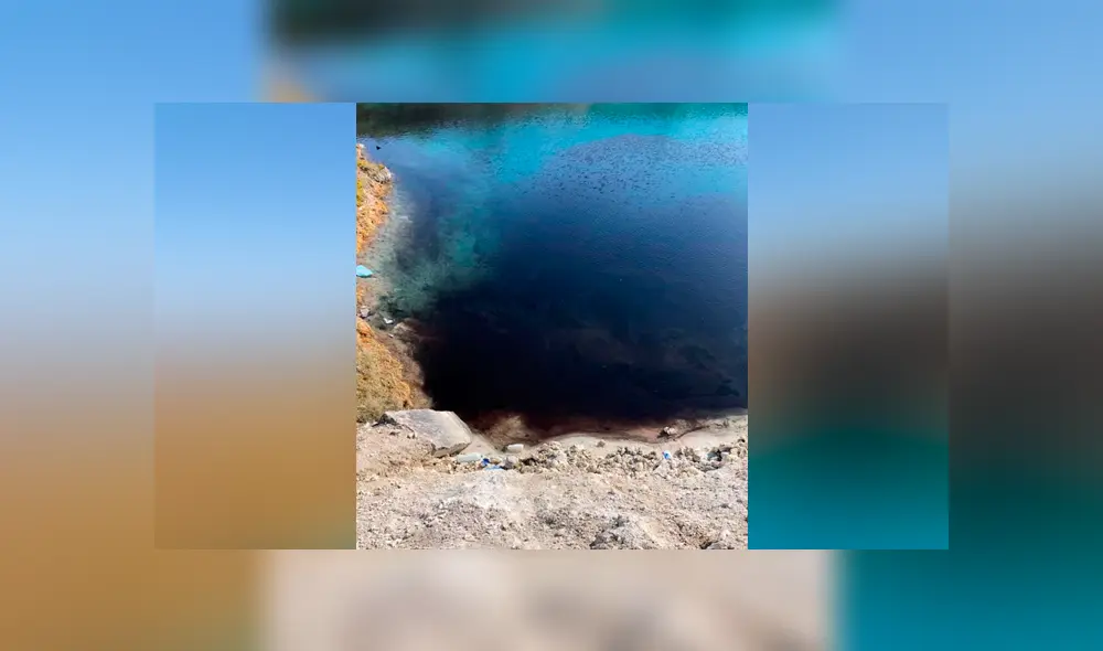 Policía de Inglaterra tiñe de negro laguna para que las personas se queden en casa [FOTOS] 