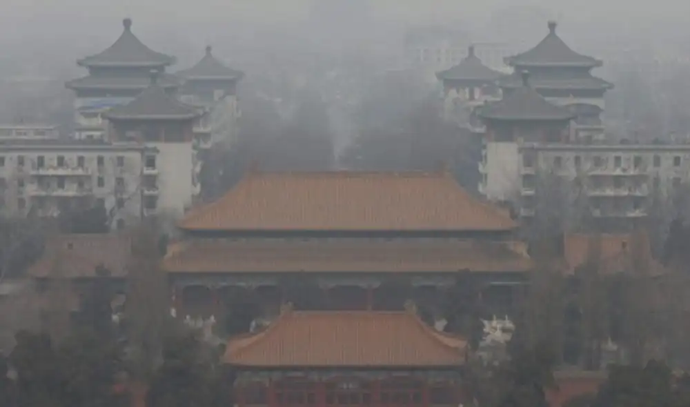 China contaminación Foto: EFE China contaminación Foto: EFE