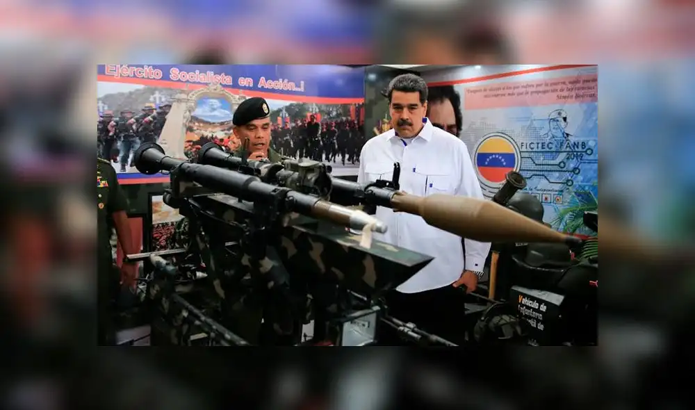 Maduro aprueba 56 millones de euros para fabricar armas y uniformes militares