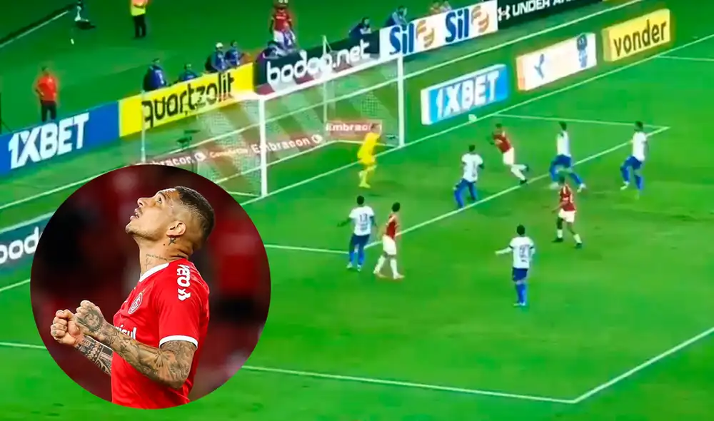 Paolo Guerrrero le dio el empate a Internacional ante Fortaleza por la fecha 34 del Brasilerao 2019. | Foto: @Intervideos1 / AGIF Paolo Guerrrero le dio el empate a Internacional ante Fortaleza por la fecha 34 del Brasilerao 2019. | Foto: @Intervideos1 / AGIF