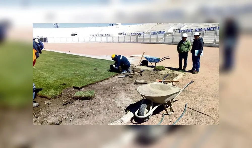 impagos. Obreros que trabajan en estadio no cobran. impagos. Obreros que trabajan en estadio no cobran.