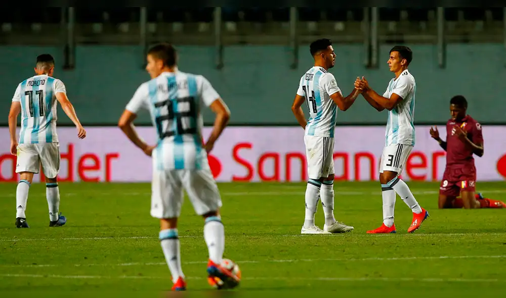 Con hat-trick de Gaich, Argentina goleó a Venezuela en el Sudamericano Sub 20 [RESUMEN]