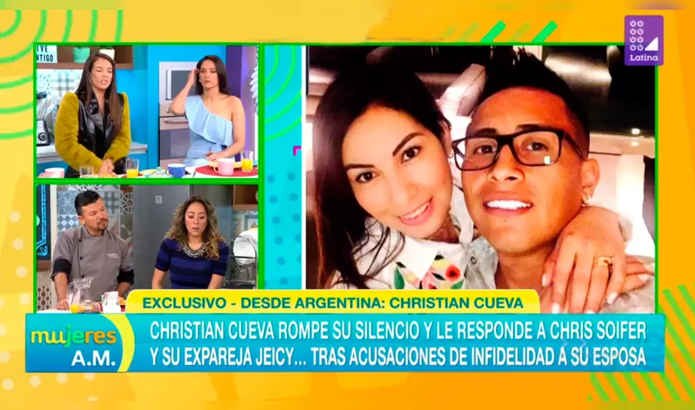 Selección peruana: Christian Cueva es criticado por atender a la prensa de espectáculos estando concentrado.