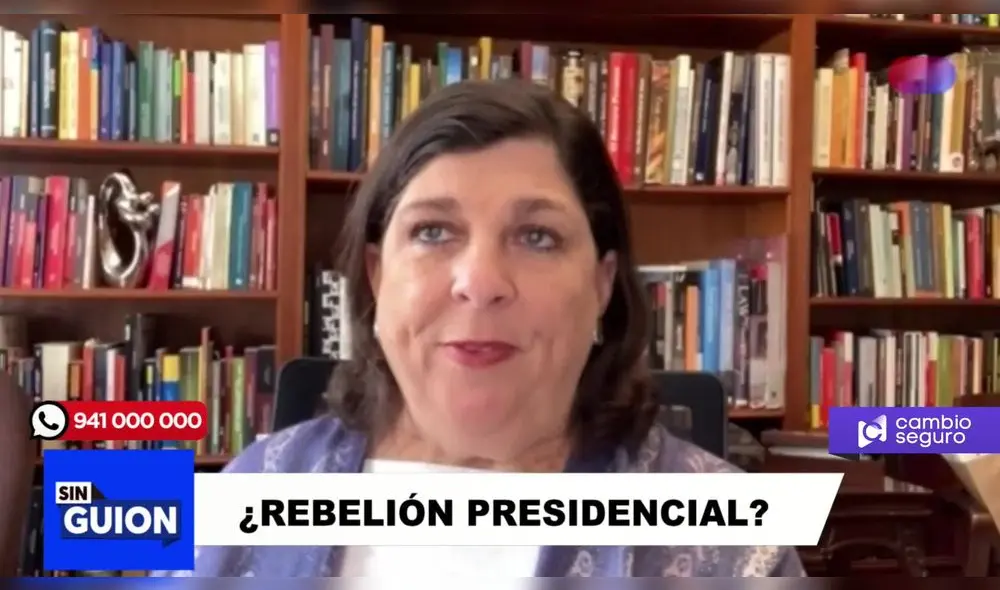 Rosa María Palacios en Sin Guion. Foto: LR+ Rosa María Palacios en Sin Guion. Foto: LR+