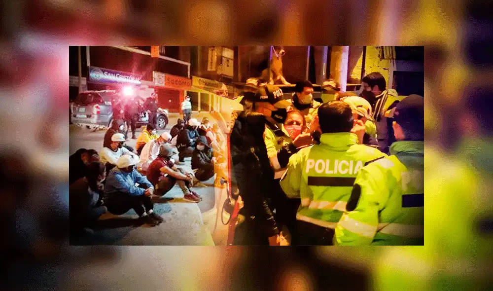 Intervienen a más 1.200 personas en fiestas masivas durante la víspera del toque de queda y del domingo de inmovilización obligatoria. (Foto: difusión) Intervienen a más 1.200 personas en fiestas masivas durante la víspera del toque de queda y del domingo de inmovilización obligatoria. (Foto: difusión)