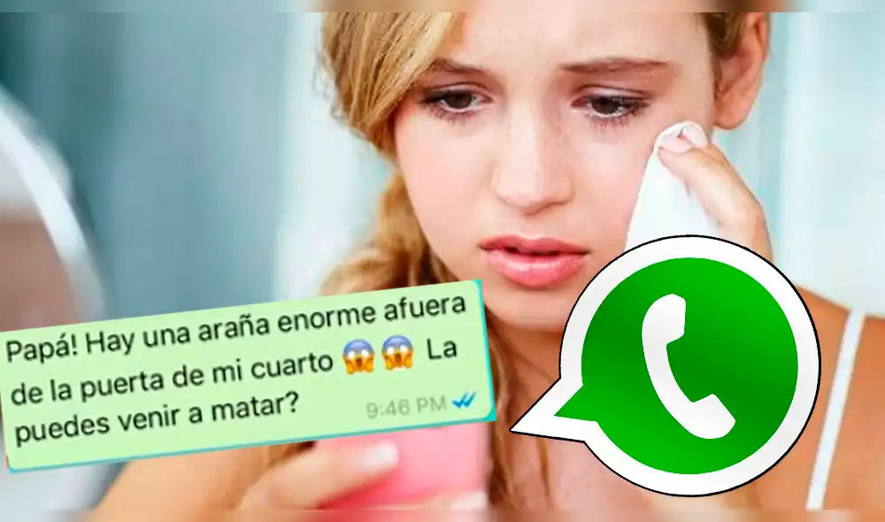 WhatsApp: le pidió ayuda a su padre y terminó siendo 'troleada' [FOTO]