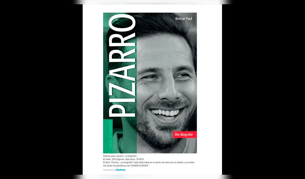 Claudio Pizarro: se revelaron primeros fragmentos de su libro biográfico [FOTOS]