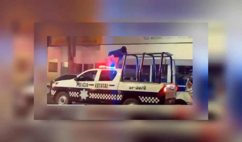 Facebook viral: Joven se sube a carro de Policía y hace atrevido ‘twerking’ [VIDEO]
