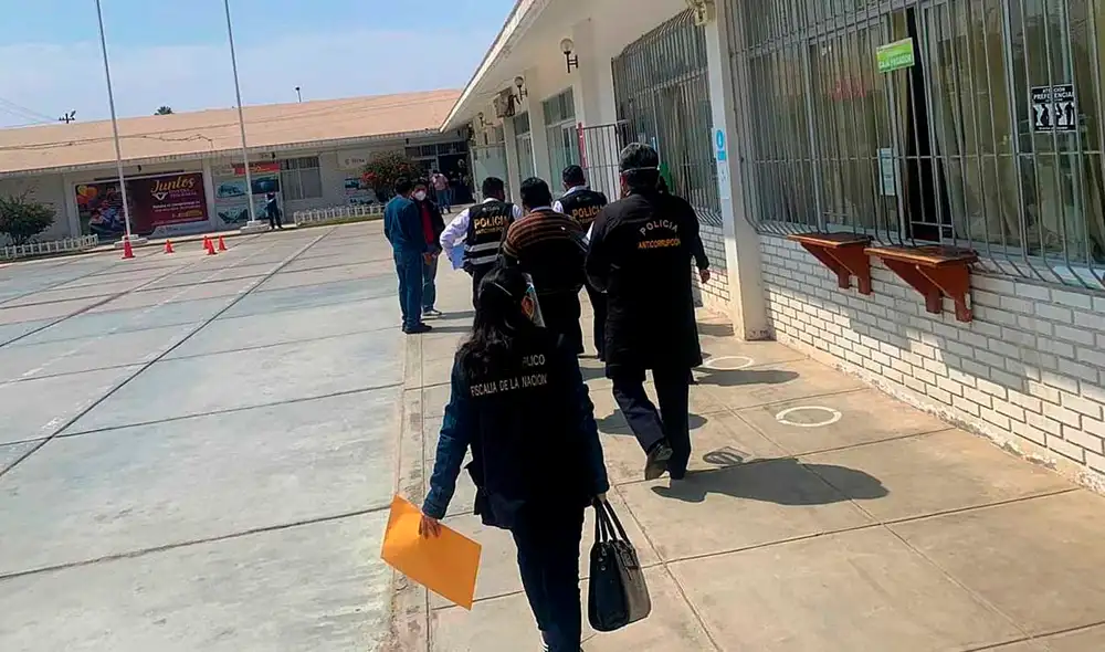 Diligencia fiscal se desarrolló en horas de la mañana de este jueves. Foto: Fiscalía.