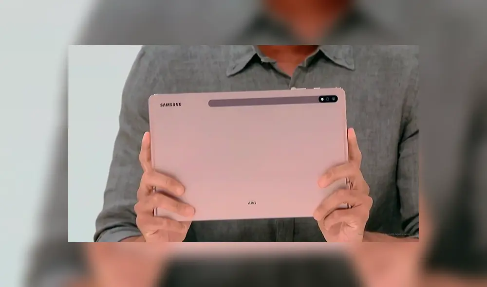 Las Samsung Galaxy Tab S7 y S7+ vienen con el S Pen y un teclado que la convierte en una sofisticada computadora. Foto: Samsung.