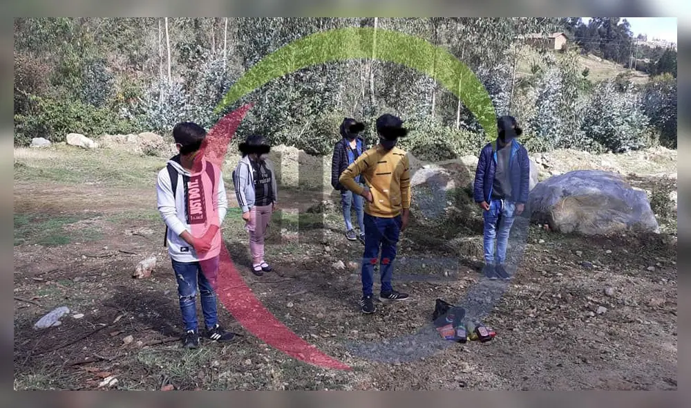 Cinco menores fueron intervenidos con botellas de licor en Huamachuco.