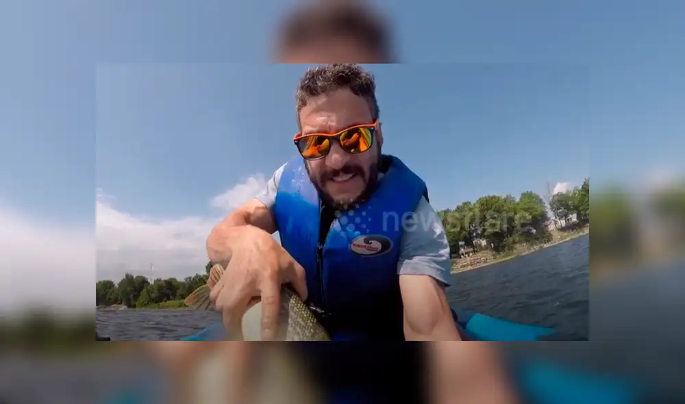 Un video viral de YouTube registró lo que ocurrió con un pescador al atrapar a un enorme criatura marina. Un video viral de YouTube registró lo que ocurrió con un pescador al atrapar a un enorme criatura marina.