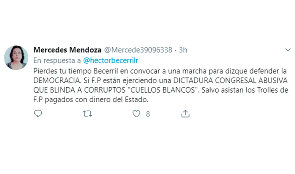 Héctor Becerril convoca a “una marcha por la democracia” y es blanco de burlas