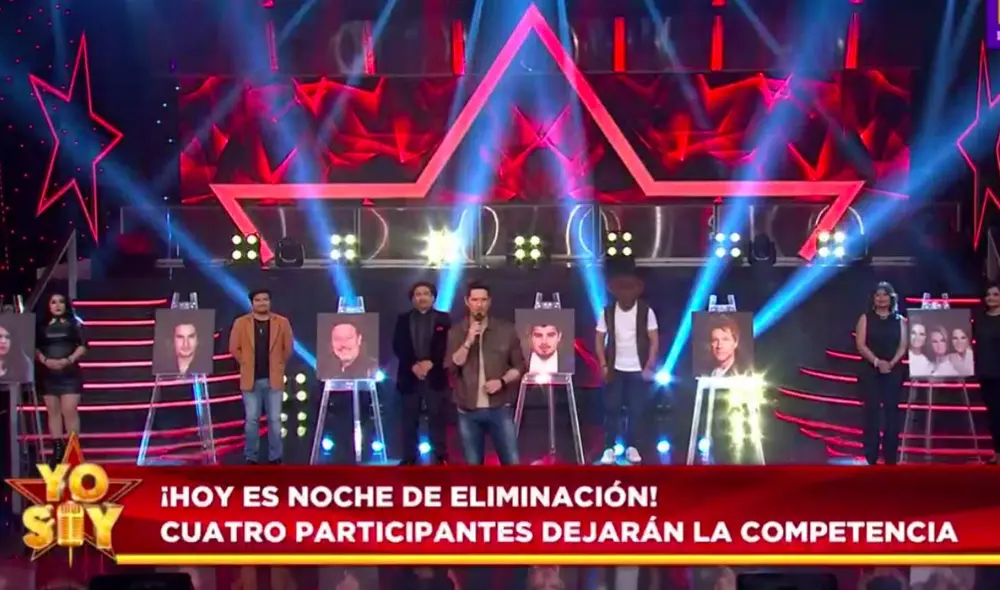 Ricardo Morán, Maricarmen Marín, Johanna San Miguel y Katia Palma lamentaron tener que despedir a cuatro de los imitares. Foto: Captura Latina