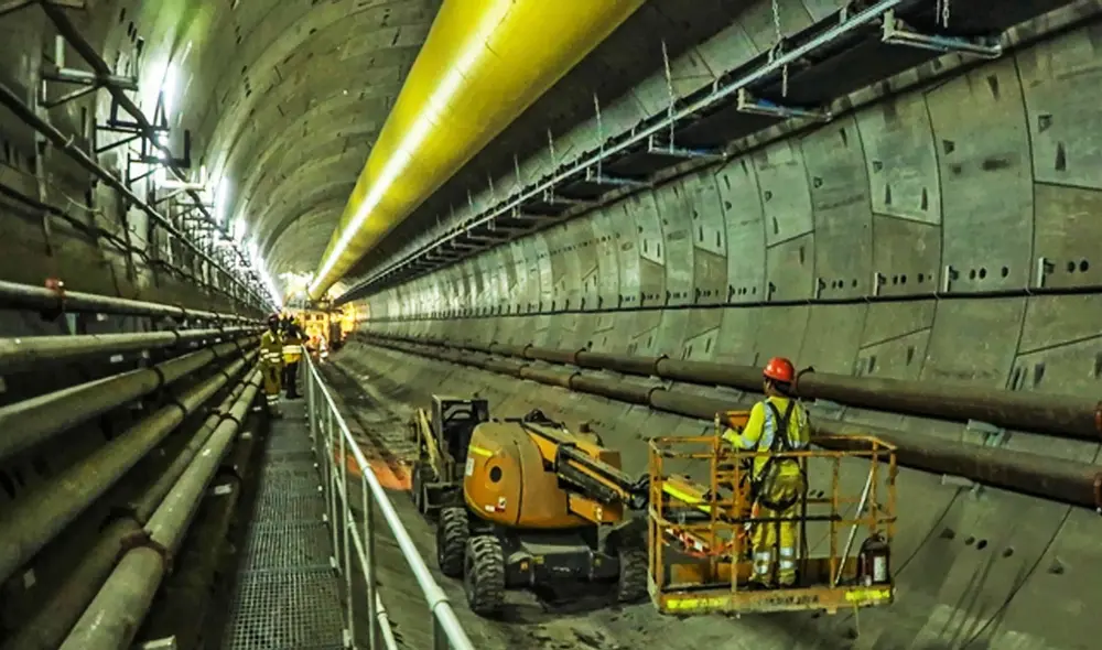 Las tuneladoras 'Delia' y 'Micaela' provienen de Alemania y son dos de las máquinas de construcción más modernas en la actualidad. Foto: El Peruano