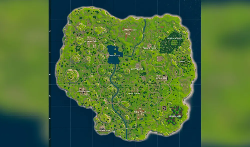 Los creadores de Fortnite podrían estar soltando pistas que sugieren el regreso del primer mapa, aquel con el que debutó el videojuego en 2017. Foto: Epic Games, composición