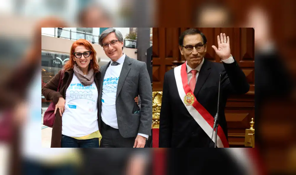 Katia Condos bromea a Federico Salazar con su parecido a Martín Vizcarra [FOTO]