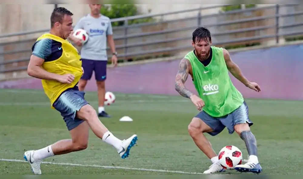 Lionel Messi revela que Arthur le recuerda a Xavi