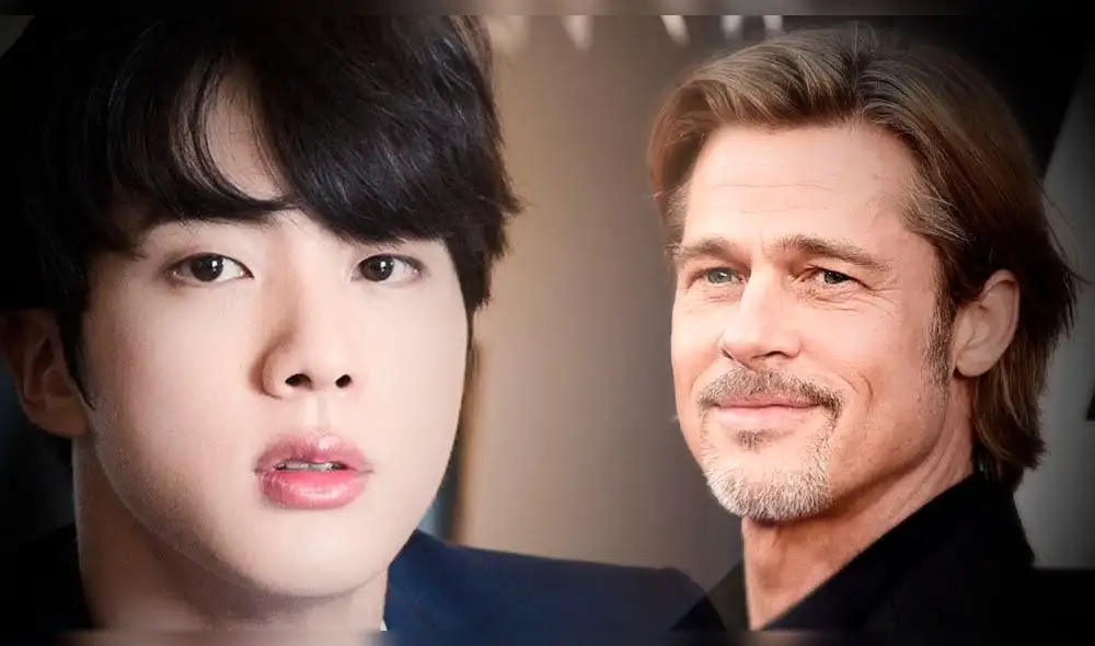 Jin desea colaborar con Brad Pitt, uno de sus ídolos de la actuación.