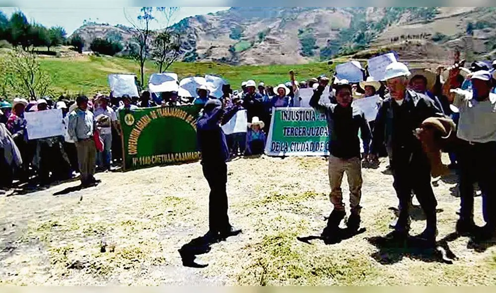 Tensión en Cajamarca por posible invasión de tierras de cooperativa