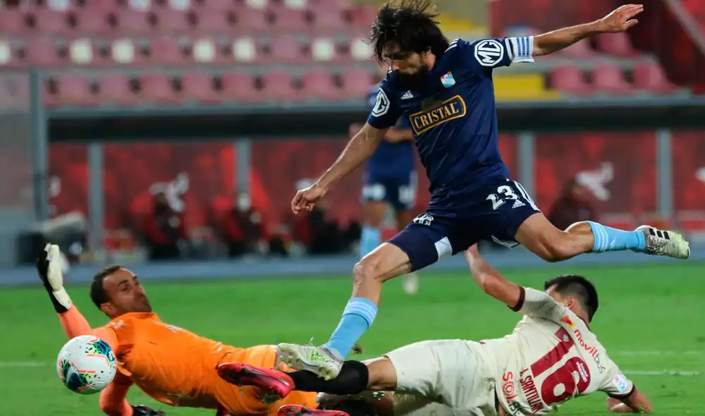 Sporting Cristal y Universitario juegan este domingo la final de vuelta de la Liga 1 2020. Foto: Twitter / @LigaFutProf