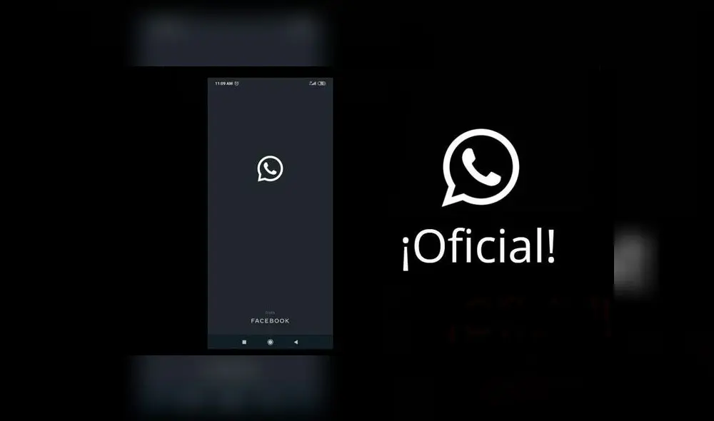 El modo oscuro en WhatsApp ya es oficial.