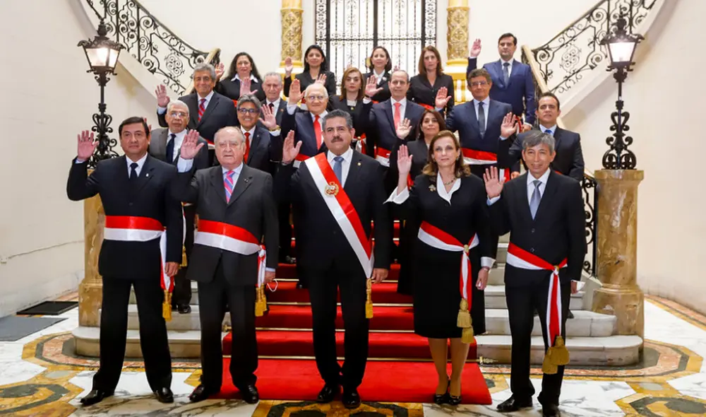 Gabinete Ministerial Manuel Merino Foto: Presidencia Gabinete Ministerial Manuel Merino Foto: Presidencia