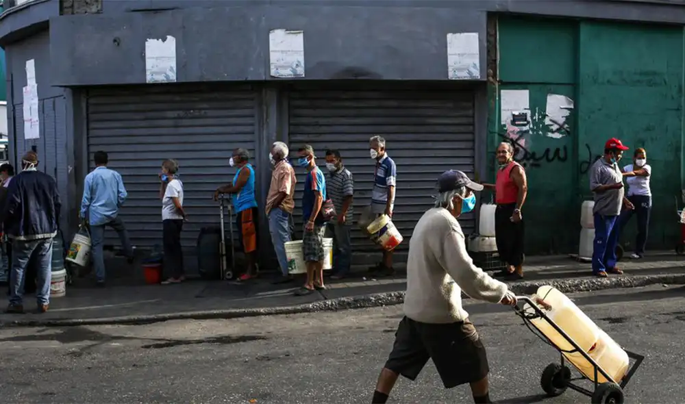 El presidente Nicolás Maduro anunció una ampliación del confinamiento en Venezuela para luchar contra el coronavirus. Foto; AFP. El presidente Nicolás Maduro anunció una ampliación del confinamiento en Venezuela para luchar contra el coronavirus. Foto; AFP.