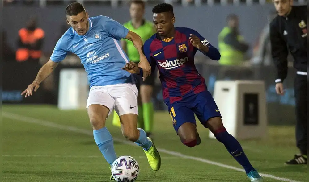 Barcelona ganó 2-1 al Ibiza con un gol sobre el final de Antoine Griezmann. Foto: AFP. Barcelona ganó 2-1 al Ibiza con un gol sobre el final de Antoine Griezmann. Foto: AFP.