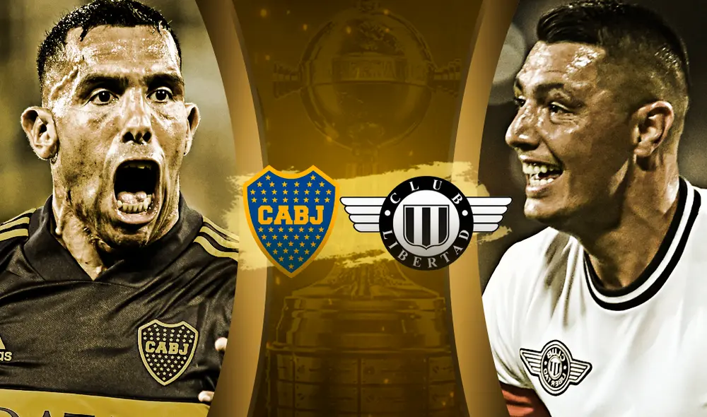 Boca Juniors enfrenta a Libertad por la Copa Libertadores. Composición: Fabrizio Oviedo/AFP Boca Juniors enfrenta a Libertad por la Copa Libertadores. Composición: Fabrizio Oviedo/AFP