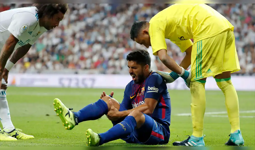 FC Barcelona: Luis Suárez sufre una lesión que lo dejaría fuera de importantes partidos