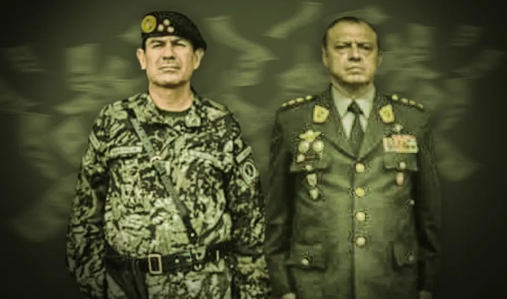 Carlos Mayca y Augusto Villarroel, detenidos por presunto robo de combustible del Ejército. Composición: Fabrizio Oviedo.