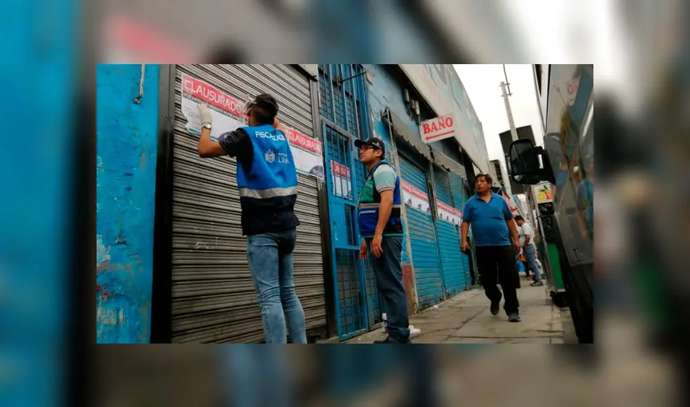 Local permanecerá cerrado hasta que subsanen las observaciones que se le realizaron. (Foto: Municipalidad de Lima)