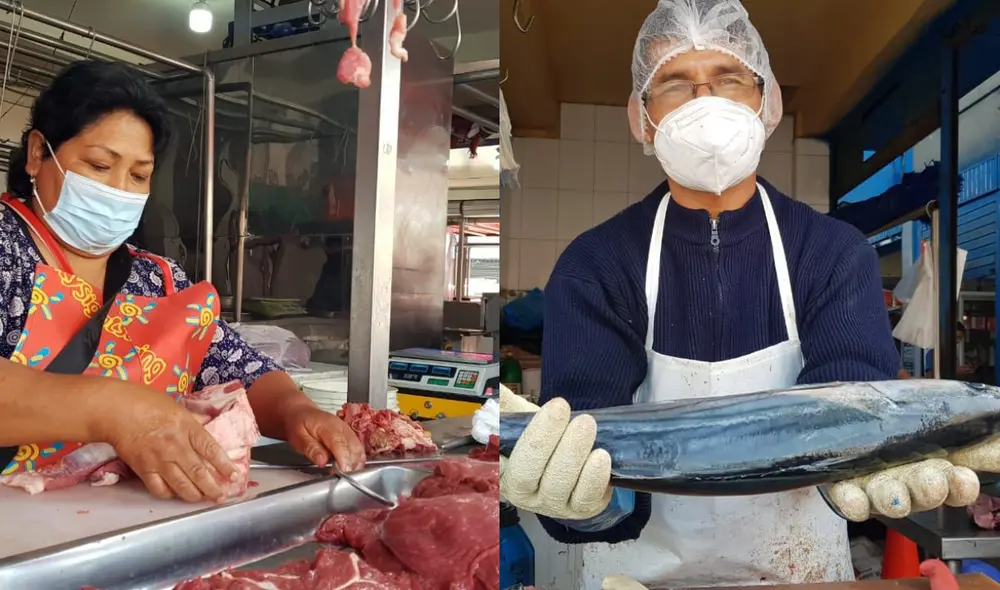 El precio del pescado subió ligeramente en algunos mercados del país. Las zonas amazónicas, por el tipo de transporte que necesitan para desembarcar los productos, son las que presentan mayor elevación pesquera. La carne se mantiene en su precio aunque el coste de la compra al por mayor de los comerciantes se elevó. Foto: URPI-LR.