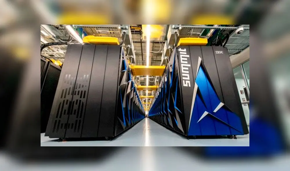 Supercomputadora Summit de IBM. Foto: Laboratorio Nacional Oak Ridge. Supercomputadora Summit de IBM. Foto: Laboratorio Nacional Oak Ridge.