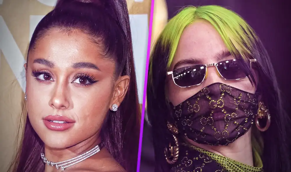 Las estrellas pop Billie Eilish y Ariana Grande se suman a la lucha contra la COVID-19. (Foto: Composición)