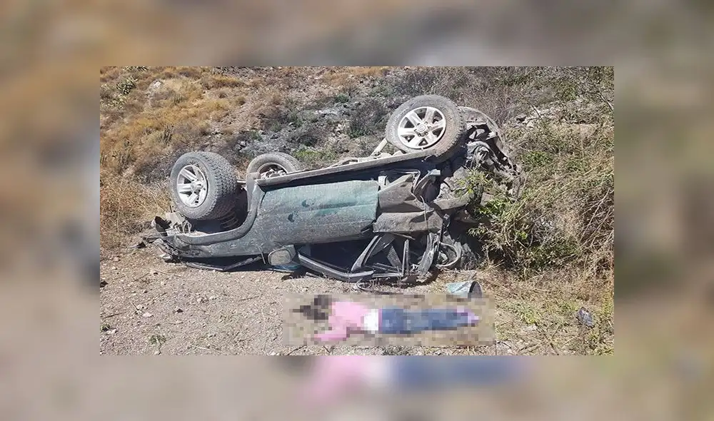 Arequipa: Tres escolares muertas y alcalde herido tras caída de camioneta a barranco
