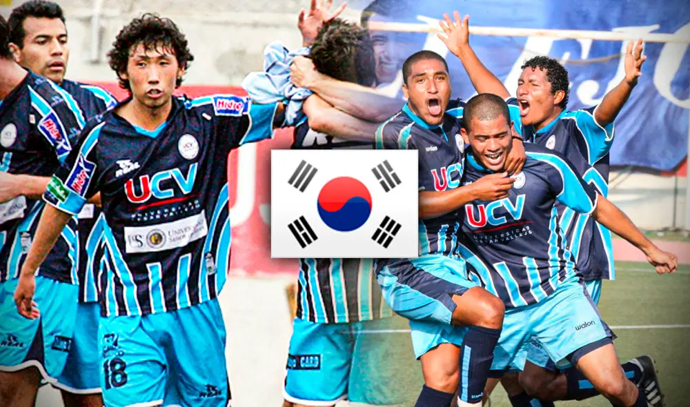 Min Choi es un futbolista coreano que jugó en Perú en 2008 con la César Vallejo. Foto: Composición Gerson Cardoso / Diario La Industria de Trujillo / César Vallejo