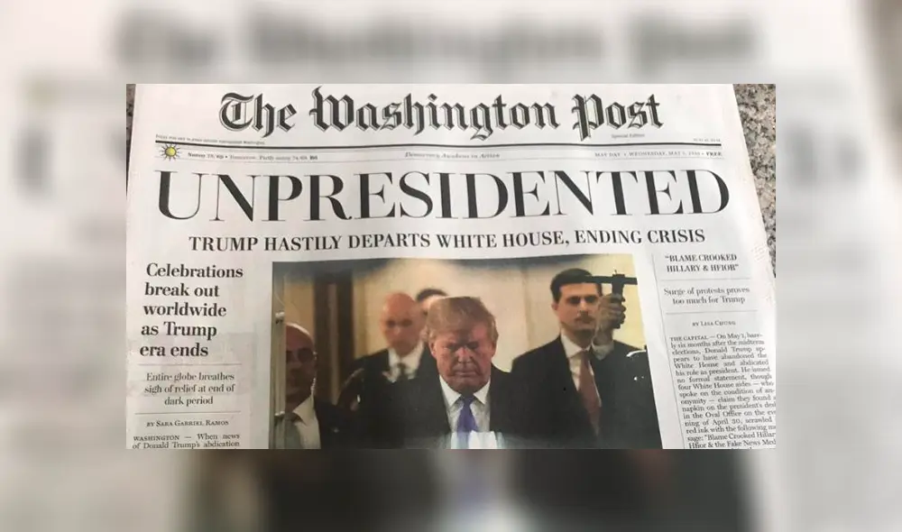 Donald Trump cancela las suscripciones de la Casa Blanca al New York Times y al Washington Post Donald Trump cancela las suscripciones de la Casa Blanca al New York Times y al Washington Post