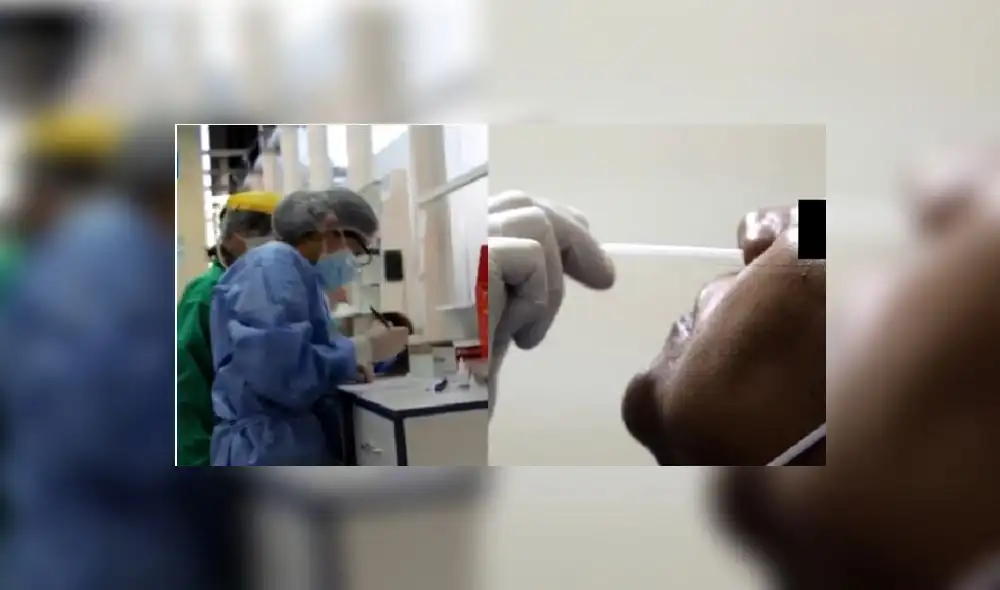 En hospital de EsSalud en Arequipa realizan pruebas rápidas y moleculares. En hospital de EsSalud en Arequipa realizan pruebas rápidas y moleculares.