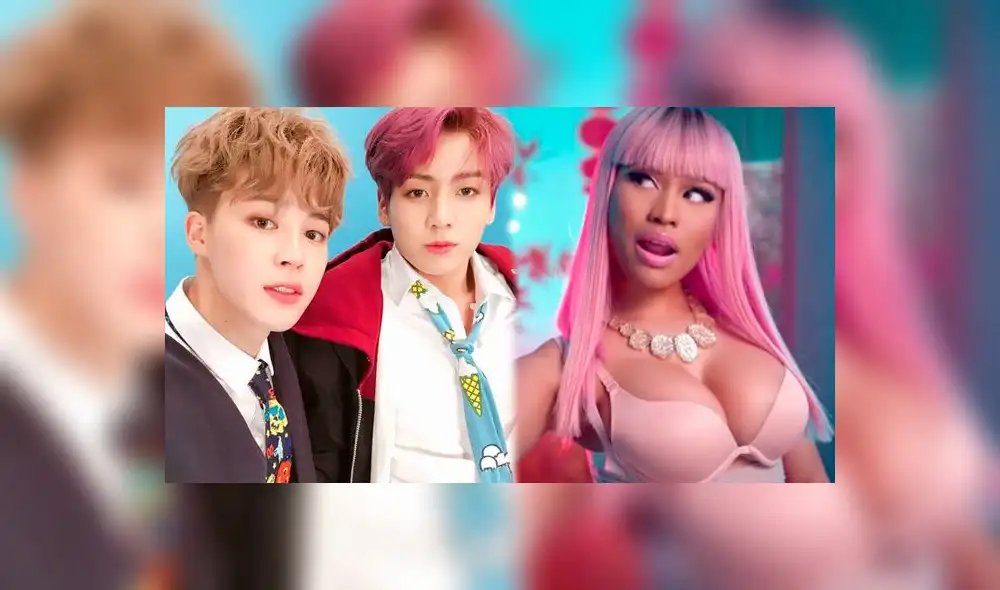 Miembros de BTS caen rendidos ante las destrezas de Nicki Minaj
