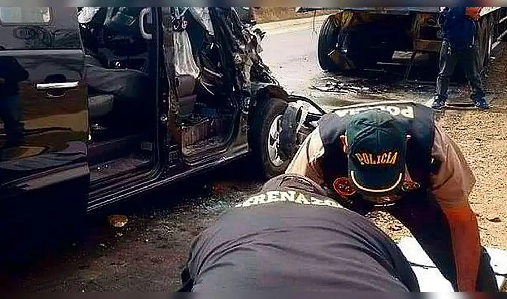 Piura: Un muerto y cuatro heridos deja choque de vehículos