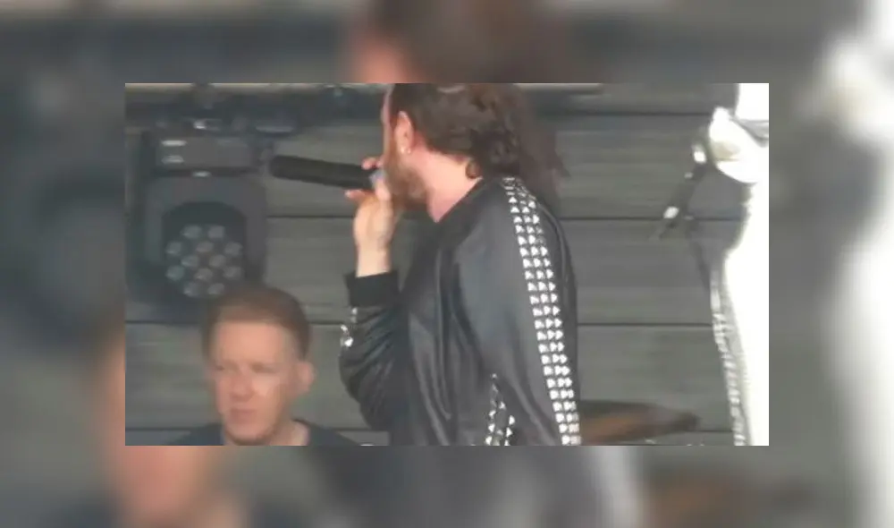 El baterista de la banda Again no dejó de tocar. Foto. captura de video. El baterista de la banda Again no dejó de tocar. Foto. captura de video.